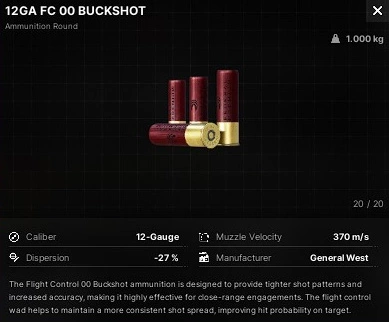 12GA FC 00 Buckshot