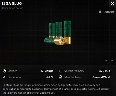 12GA Slug