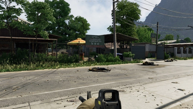 The car repair shop, inside is the truck where you can place the item